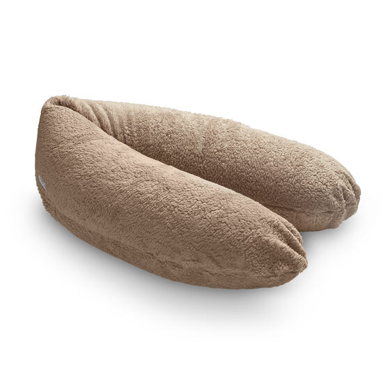 Grūtnieču un barošanas spilvens TEDDY pelēkbrūns